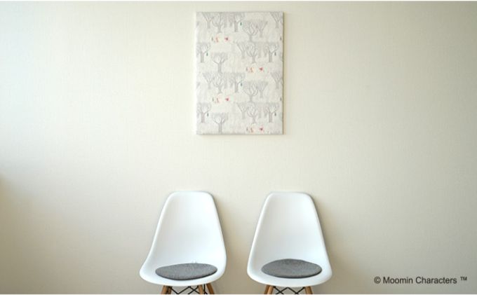 MOOMIN(ムーミン) ファブリックフレーム Mサイズ(11月のある日)[52210384]