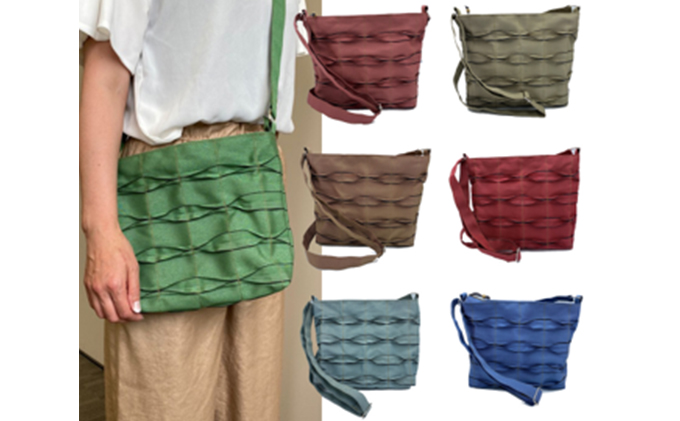 畳屋さんのヘリバッグ【ショルダーバッグ(横はぎ)】ピンク色[52217243]