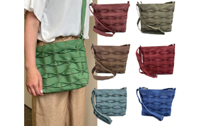 畳屋さんのヘリバッグ【ショルダーバッグ(横はぎ)】赤色[52217246]