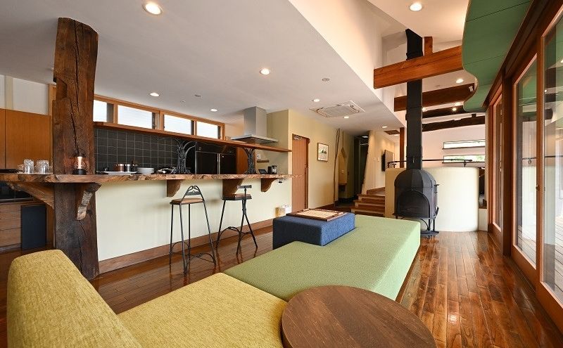 【名栗温泉 大松閣】一棟貸切別邸「ハミング」 2泊素泊り6名宿泊券[52210695]