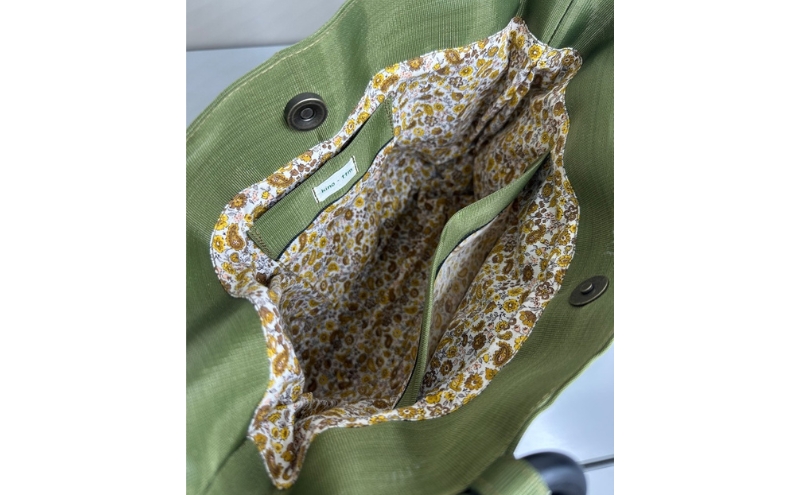 畳屋さんのヘリバッグ【こだわりのオリジナルバッグ】ティーグリーン[52217205]