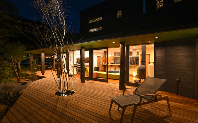 【名栗温泉 大松閣】一棟貸切別邸「ハミング」 1泊2食付4名宿泊券[52210693]