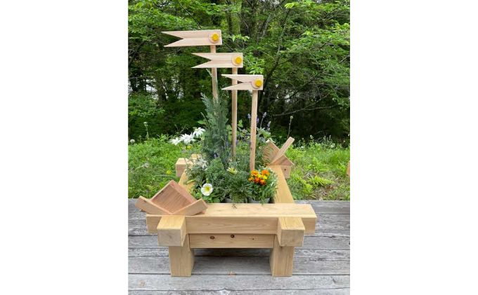 ウッドプランター[52210760]