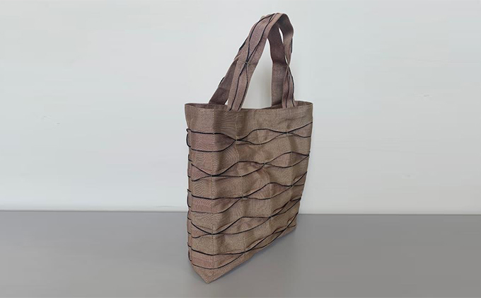 畳屋さんのヘリバッグ【手さげ(横はぎ)】茶色[52217197]