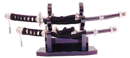 創業80余年 森泉人形の大小2本太刀飾り[52210421] 民芸品 工芸品 伝統技術