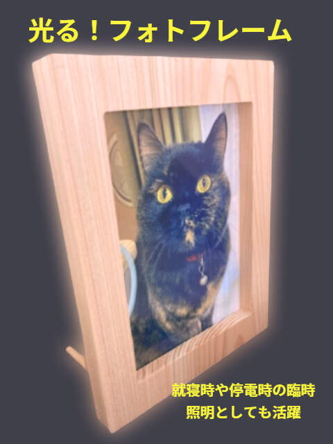 写光Shapica（シャピカ）Lサイズ　西川材フレーム 　1枚板タイプ　USB接続 [52210979]