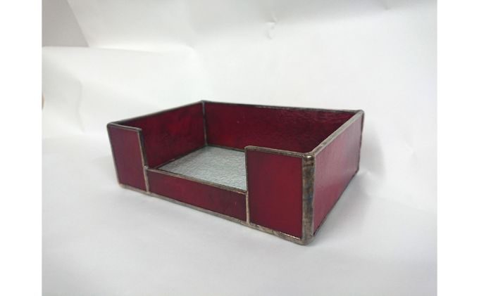 ステンドグラスのメモ帳入れ[52210006]