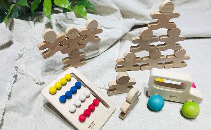 出産祝いや誕生日プレゼントに! 「木のおもちゃロングセラー3点セット」[52210559]