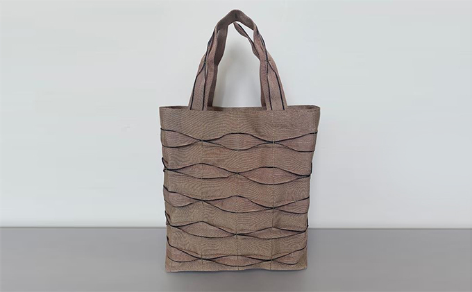 畳屋さんのヘリバッグ【手さげ(横はぎ)】茶色[52217197]