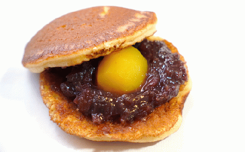 大きな栗入り 栗どら焼き 5個