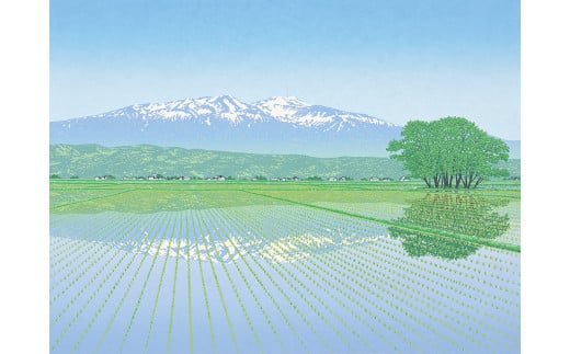 「爽気 鳥海山」 クリーム額