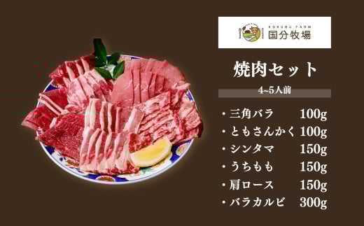 ＜COEDOブルワリー×国分牧場＞コエドビール 定番3種 350ml×12本(缶) 毬花 / 瑠璃 / 伽羅 & 国分牧場 牛焼き肉セット 950g(4~5人前)