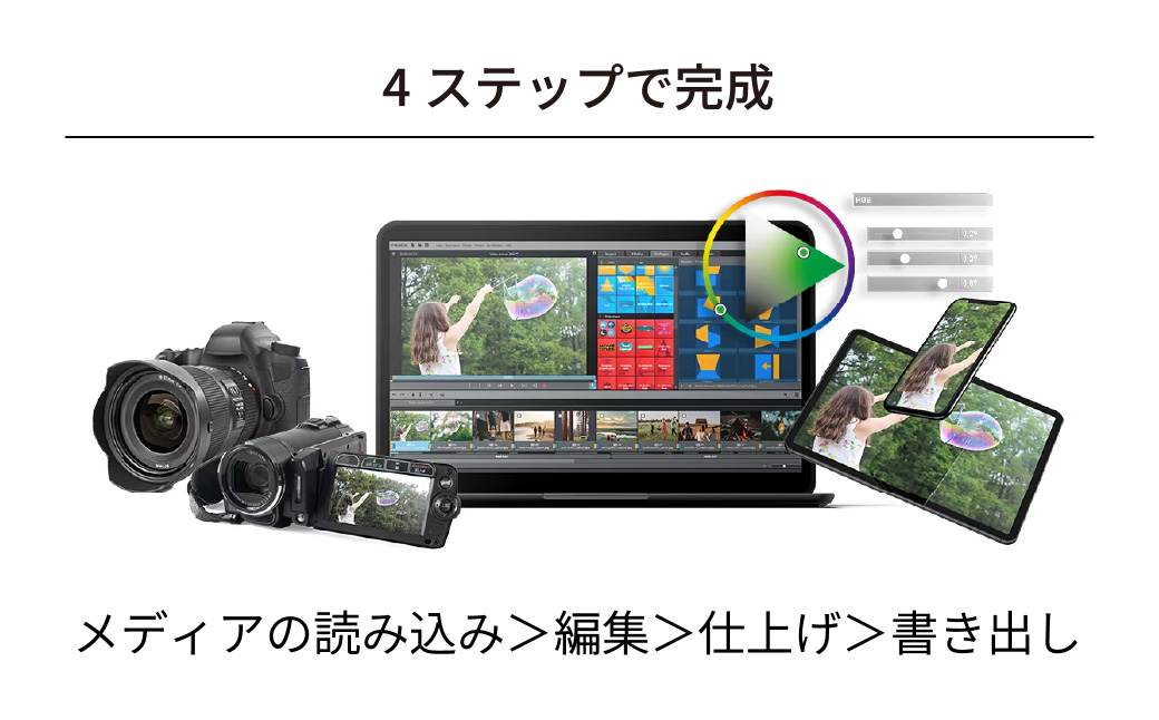 パソコンソフト ビデオ編集ソフト Movie Studio 2024 Platinum