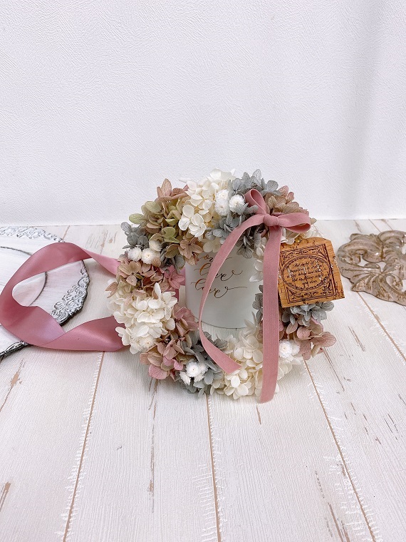 AJ017-2 プリザーブドフラワーアレンジ【KOHANE/こはね】春日部市 シュガーパイン