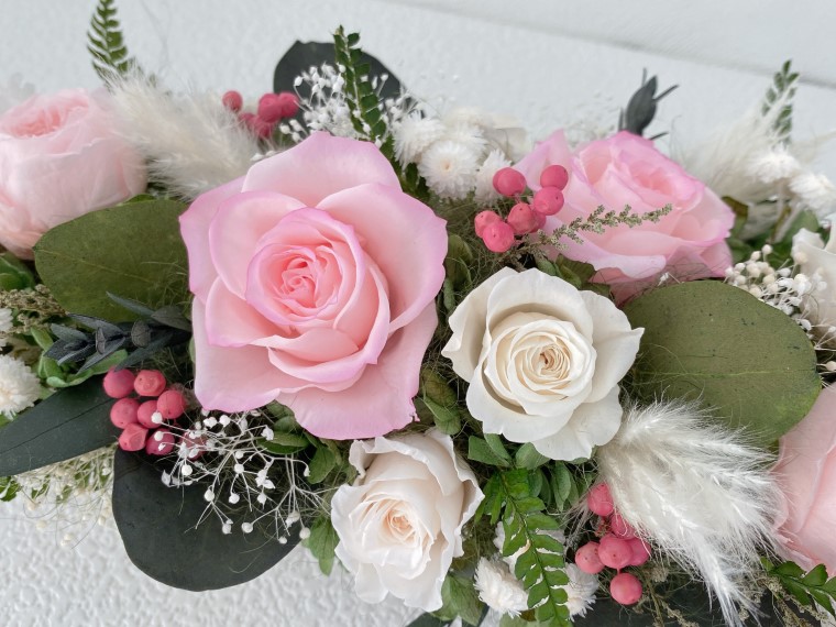 AJ099-1 プリザーブドフラワー【プレジール/スイートピンク】春日部市 シュガーパイン