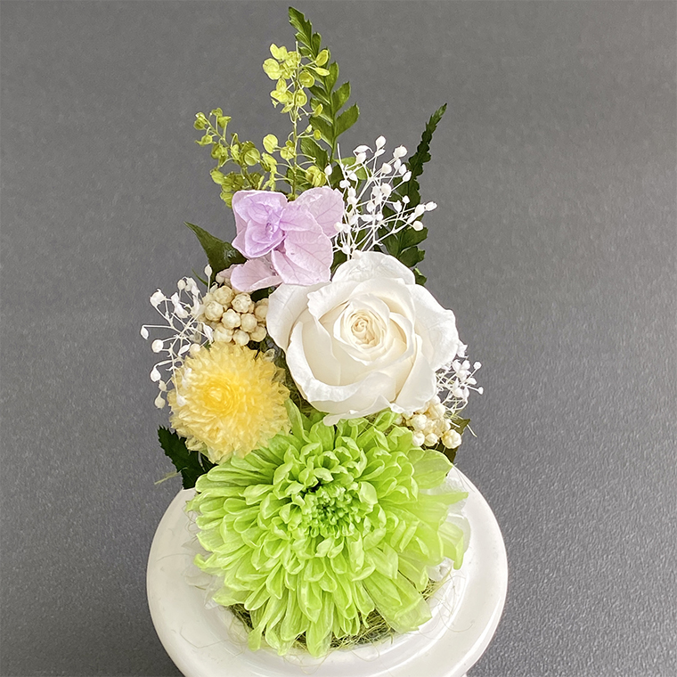 AJ125-1  プリザーブドフラワー　和花　緑　春日部市　シュガーパイン