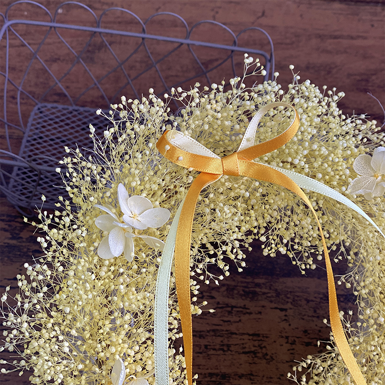 AJ131-1  プリザーブドフラワー　アンジュ　イエロー　春日部市 シュガーパイン