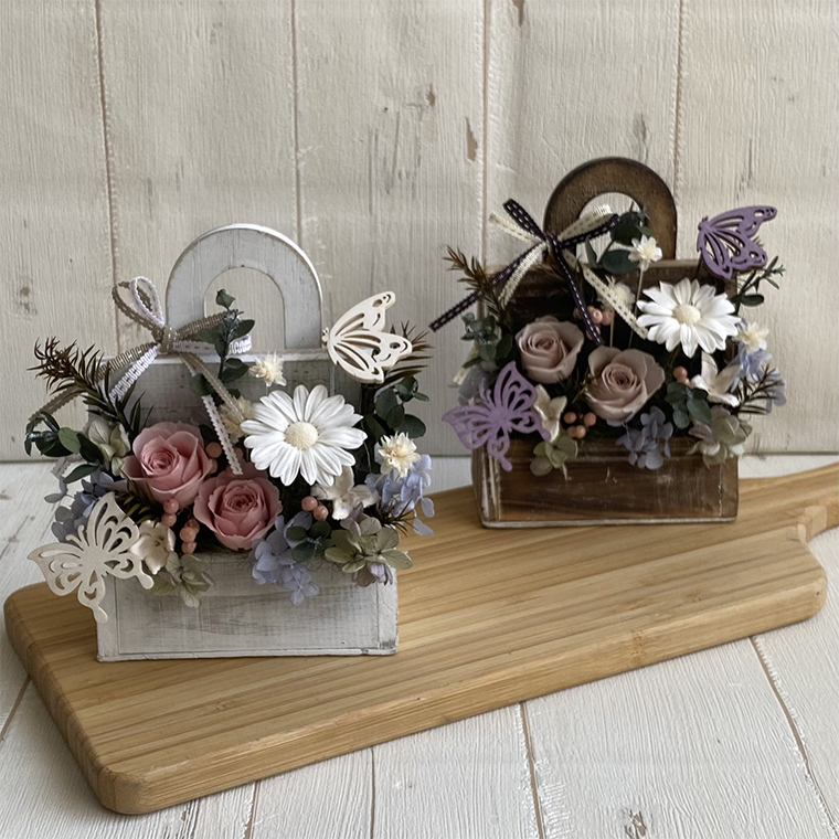 AJ150-1  プリザーブドフラワー マノア ブラウン  春日部市 シュガーパイン