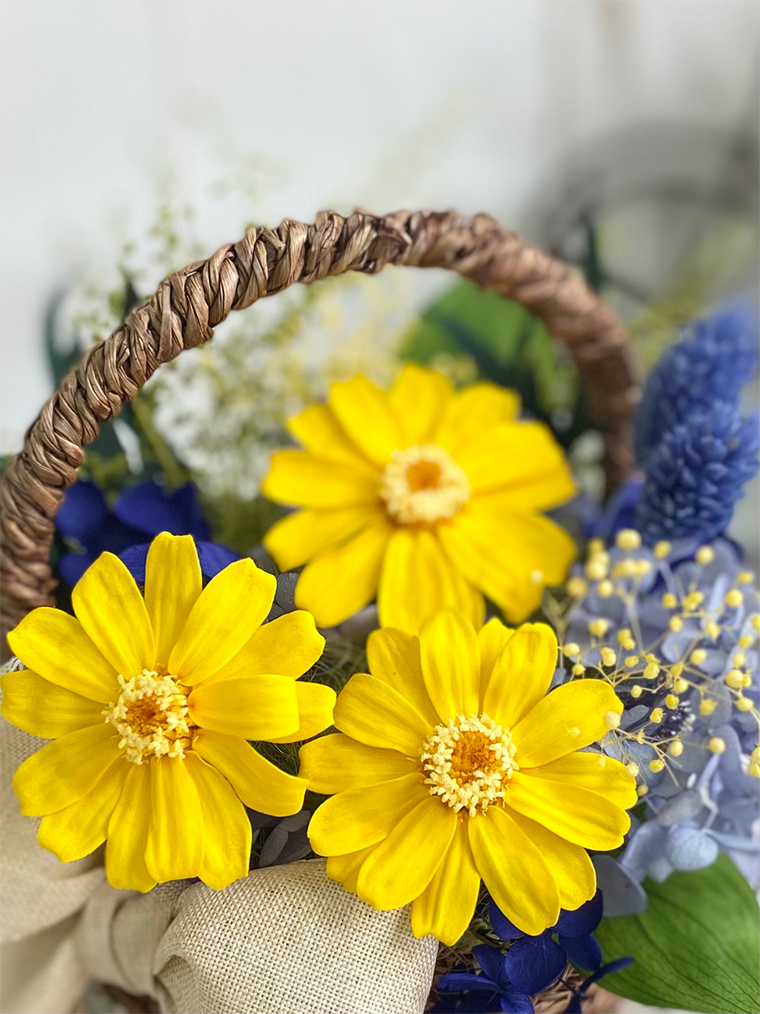 AJ154-1 プリザーブドフラワー【カーラ】春日部市 シュガーパイン