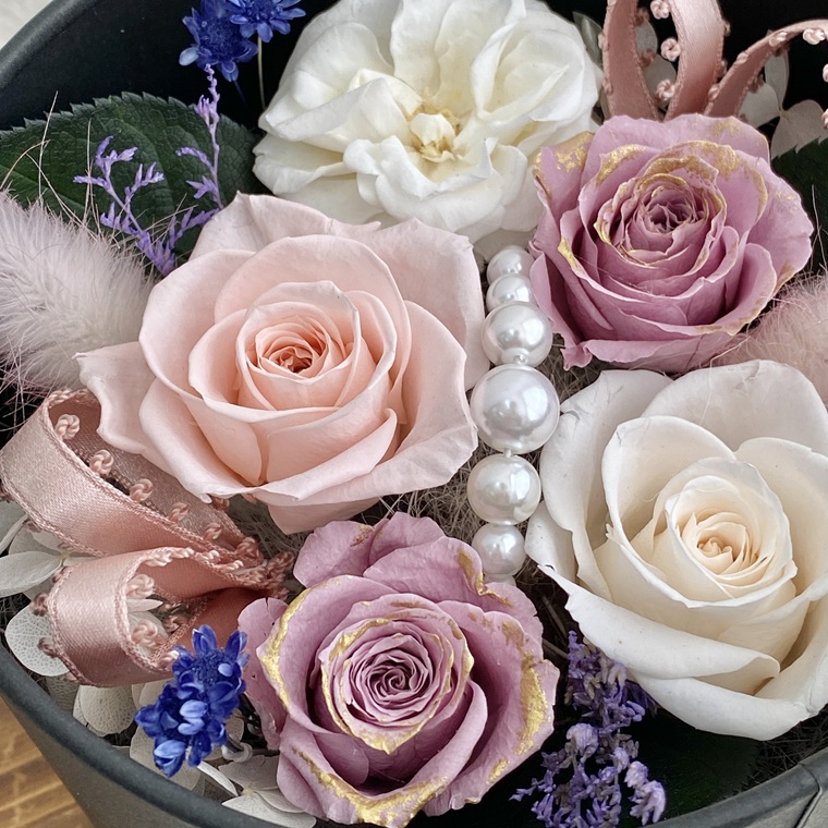 プリザーブドフラワー　ロゼッタ　春日部市　シュガーパイン（AJ242）