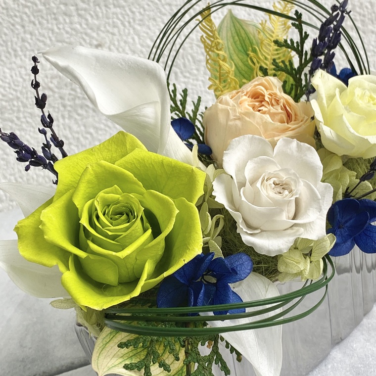 プリザーブドフラワー　クオーレ　春日部市　シュガーパイン（AJ245）