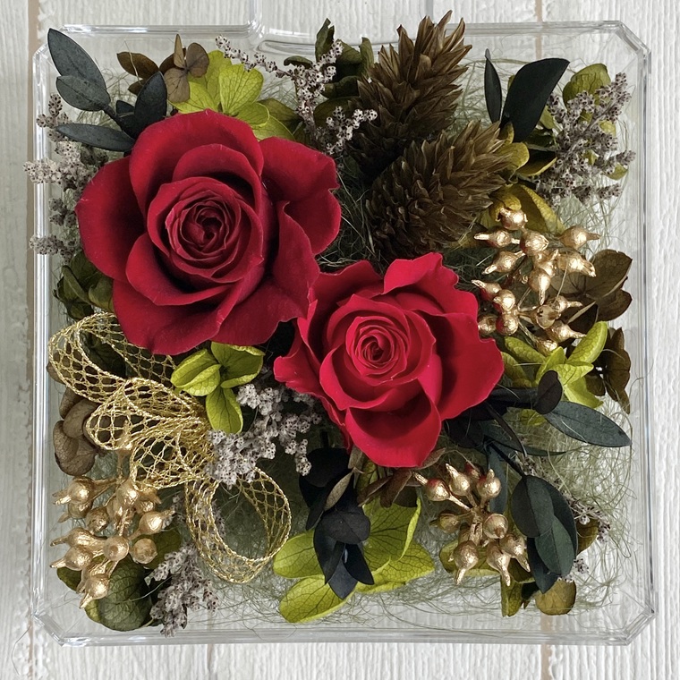 プリザーブドフラワー　ベル　春日部市　シュガーパイン（AJ253）