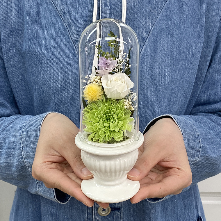 AJ125-1  プリザーブドフラワー　和花　緑　春日部市　シュガーパイン