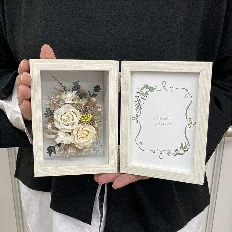 AJ198-1 プリザーブドフラワー【メモワール~冬~】春日部市 シュガーパイン