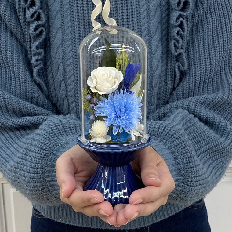 プリザーブドフラワー　藍（らん）　春日部市　シュガーパイン（AJ240）