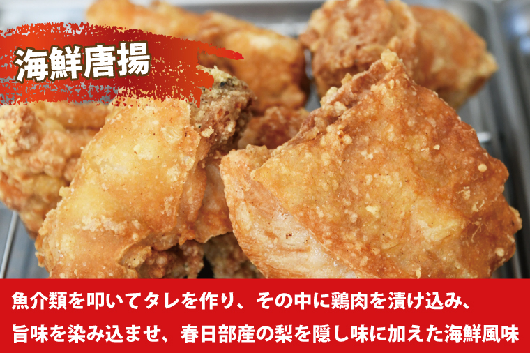 BS001【第6回からあげグランプリ最高金賞受賞】春日部市　光苑の海鮮塩だれ唐揚げセット