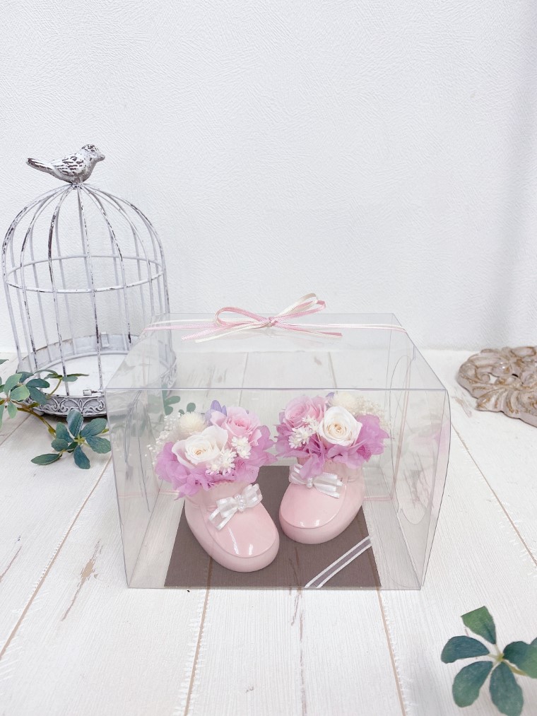 AJ008-1 プリザーブドフラワーアレンジ 【スウィートベイビー】 春日部市 シュガーパイン