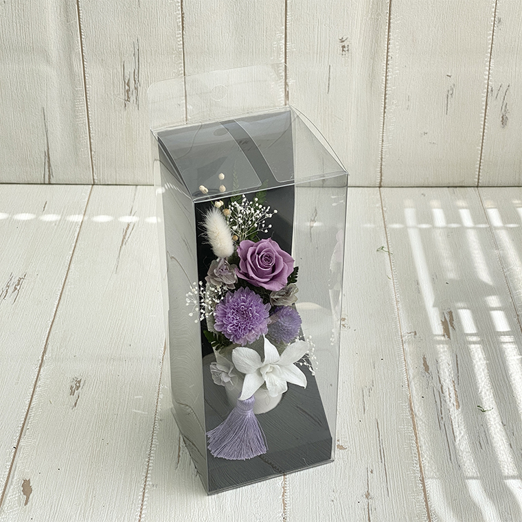 AJ014-1  プリザーブドフラワー　心音　藤　春日部市　シュガーパイン