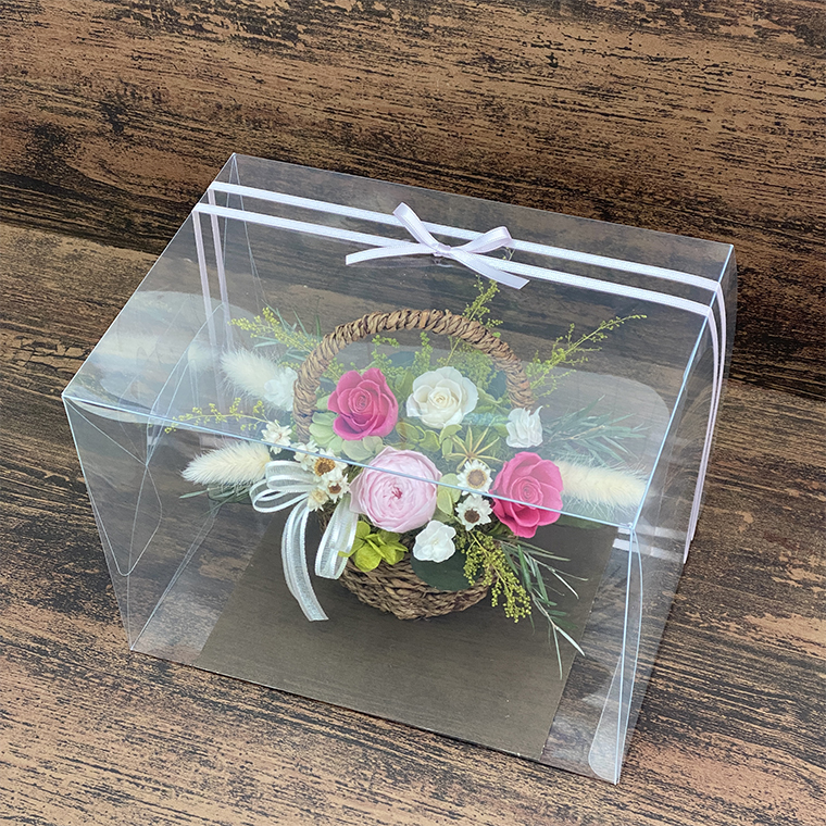 AJ034-1  プリザーブドフラワー　コロレ　ピンク  春日部市 シュガーパイン