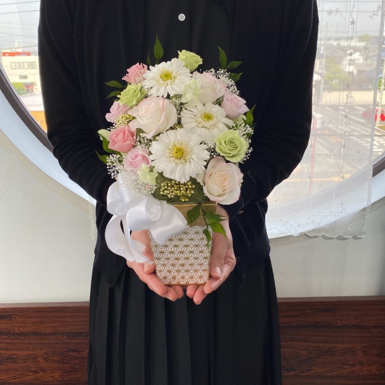 AJ089-2 プリザーブドフラワーアレンジ【麗華】春日部市 シュガーパイン