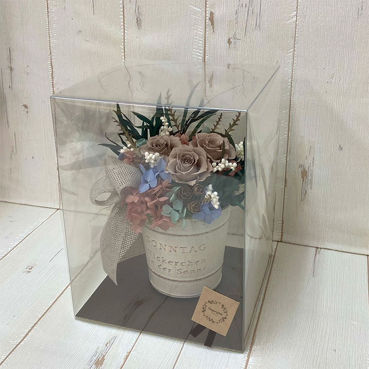 AJ159-1 プリザーブドフラワー【モンクール】春日部市 シュガーパイン