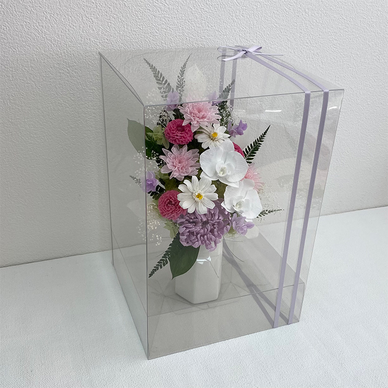 AJ162-1 プリザーブドフラワー【桃華】春日部市 シュガーパイン