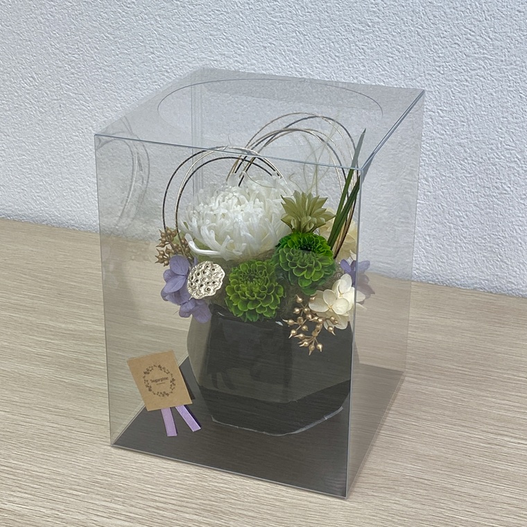 プリザーブドフラワー　翠（すい）　春日部市　シュガーパイン（AJ260）