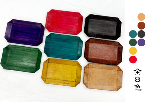 国産牛革　ヴィンテージレザートレイ