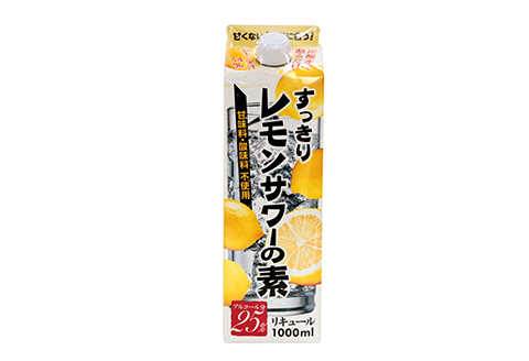 レモンサワーの素 1000ml パック 6本入り アルコール 25% 原液 お酒 レモン果汁 34% すっきり 酒 チューハイ 酎ハイ サワー  リキュール 家庭用 お酒 父の日 贈答 ギフト 贈り物: 羽生市ANAのふるさと納税