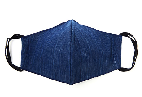 マスク 武州正藍染 あさぎ あいのマスク 風邪予防 コロナ対策 綛染め 抗菌防臭加工 吸水速乾 男女兼用 埼玉県 羽生市