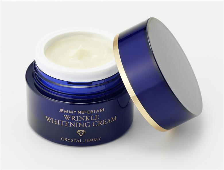 クリスタルジェミー リンクル ホワイトニング クリーム W＆E 30g 2個セット 60g しっとり 美白 シミ予防 シワ改善 保湿 植物由来 基礎化粧品 潤い ハリ 肌荒れ防止 保湿クリーム 化粧品 スキンケア