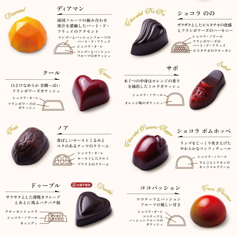 【 チョコ 】 ボンボン ショコラ 15個入り ( ポムホッペ ) バレンタイン ホワイトデー デザート スイーツ ギフト 贈り物 贈答 お祝い 記念日