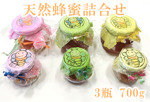 空雲の天然蜂蜜詰合せセット 700g