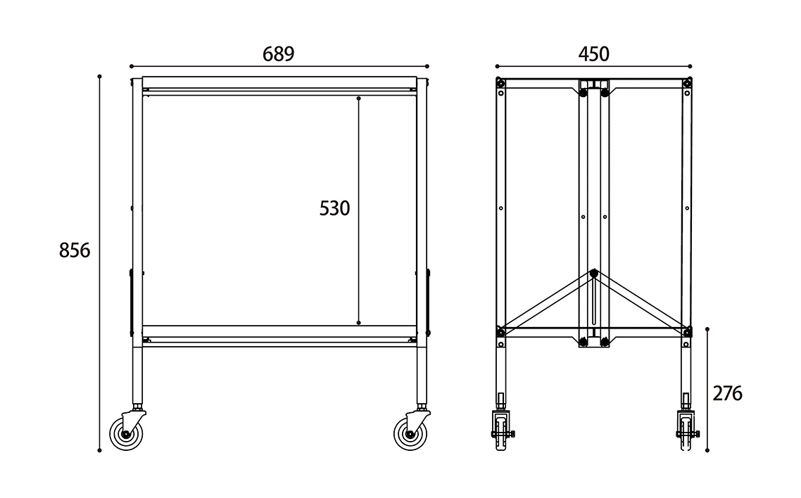 シャリエワゴンハイ2段式