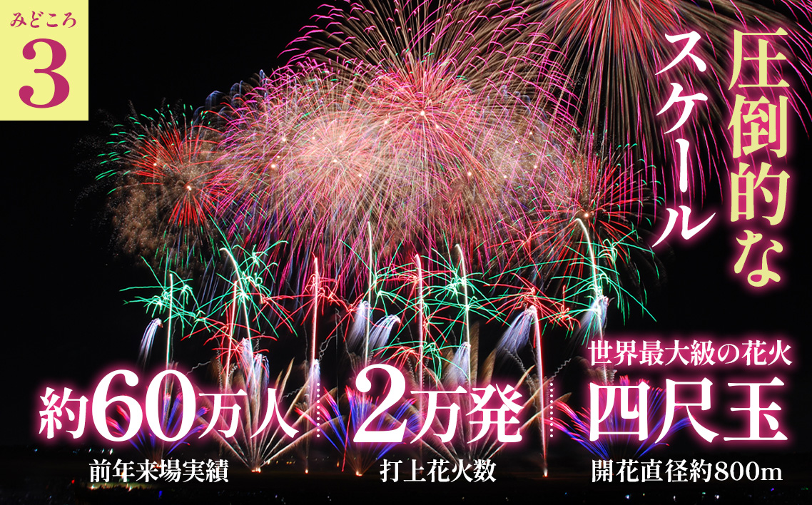第23回こうのす花火大会　観覧チケット2席分　2026年10月10日（土）