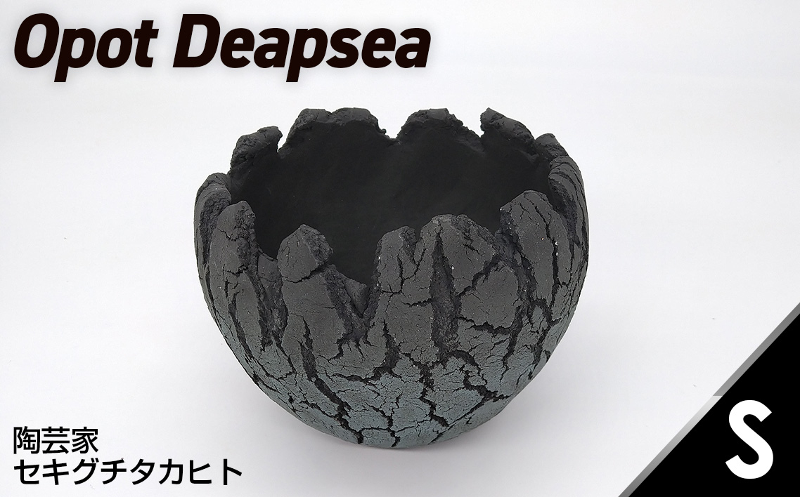 陶芸家セキグチタカヒトの植木鉢 Opot Deapsea Sサイズ