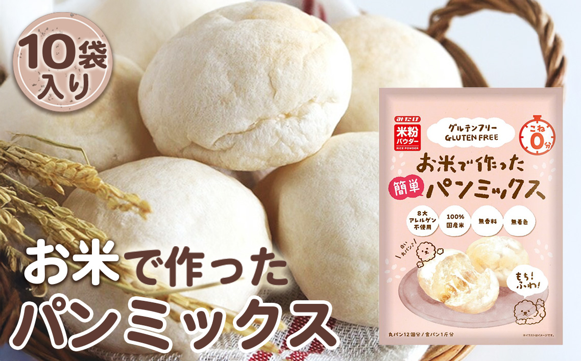 お米で作った簡単パンミックス（300g×10セット）