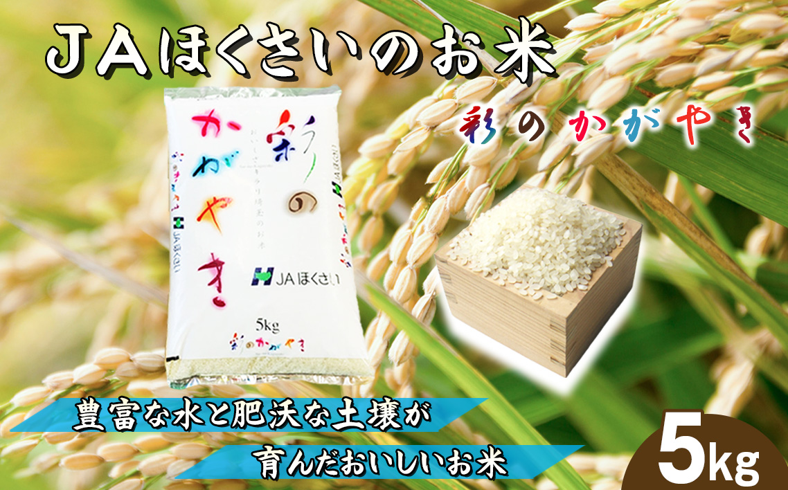鴻巣市産「彩のかがやき」5kg