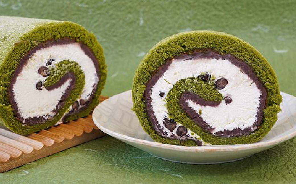 花園ロール（抹茶） | 埼玉県 上尾市 お菓子 和菓子 焼き菓子 ご当地 銘菓 和スイーツ 贈り物 ギフト プレゼント お祝い 贈答 甘味 抹茶 黒糖 ロールケーキ デザート 国産 お取り寄せ おうちカフェ