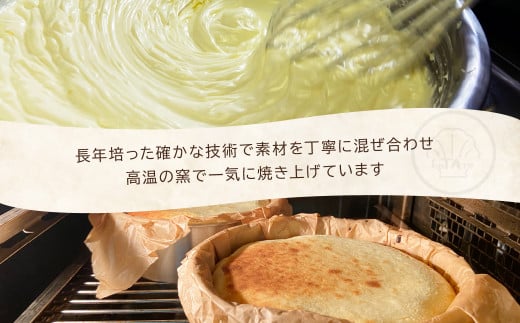 バスクチーズケーキ 5号 直径 約15cm